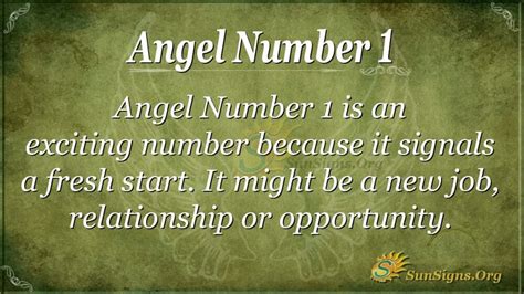 Angel Number 1 Meaning - Why Am I Seeing This Number?