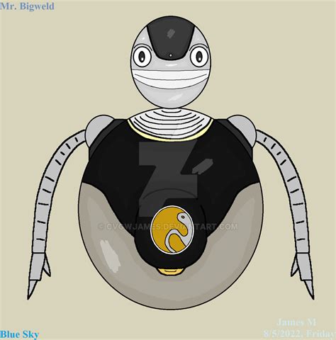 Mr. Bigweld -Robots (by James M) by cvgwjames on DeviantArt