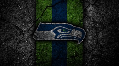 Seattle Seahawks Logo In Blue Green Background 4K HD Seattle Seahawks ...