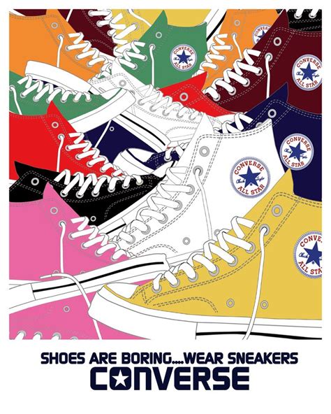 Converse All Stars 40x50cm Poster print for the iconic sneaker Converse ...