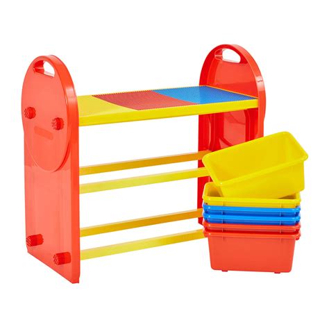 Kids 6-Bin Playroom Organiser/Storage Unit | Kidaroos