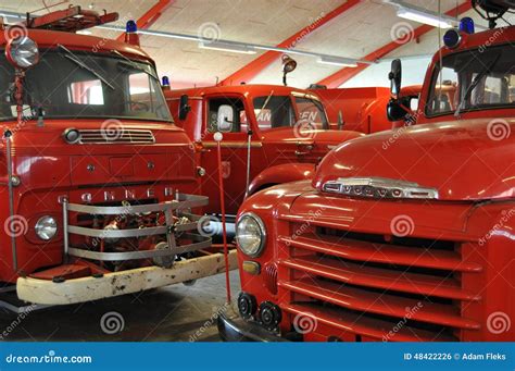 Old Fire Trucks editorial photo. Image of danger, detail - 48422226