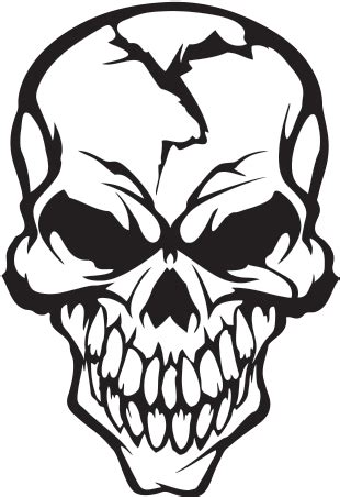 skull decal - Clip Art Library