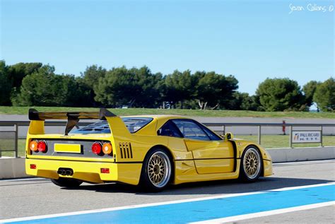 Yellow F40 @ Paul Ricard | Ferrari f40, Ferrari, Italian cars