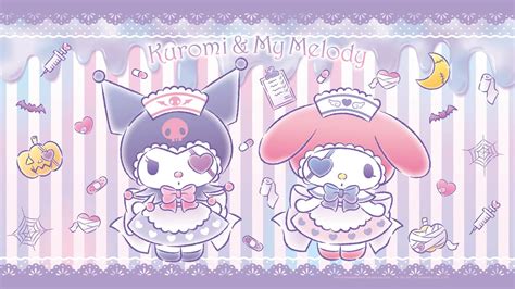 Kuromi et Melody | My melody wallpaper, Sanrio wallpaper, Cute laptop ...