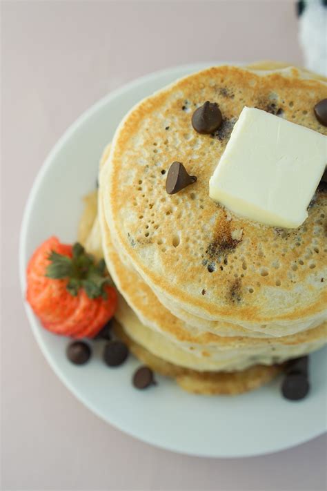 Vegan Chocolate Chip Pancakes