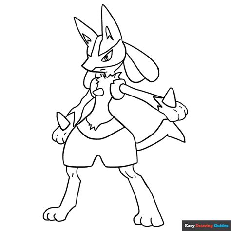 19+ Lucario Coloring Page - KyraReginald