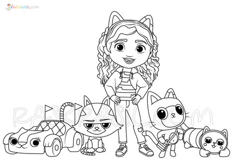 Gabby's Dollhouse Coloring Pages - Coloring Home