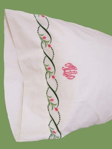 Monogram Sheets-Lismore | Embroidered sheets, Embroidered bedding ...