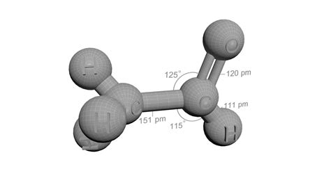 modelo 3d Acetaldehyde 3D Modelo C8H8O o C6H5COCH3 Modelo 3D ...