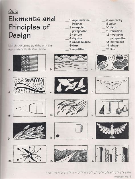 No Corner Suns: The Elements and Principles of Art: Free Quiz download ...