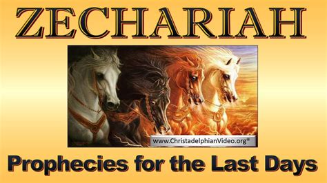 Zechariah Prophecies for the last Days Study 1 They built the house of ...