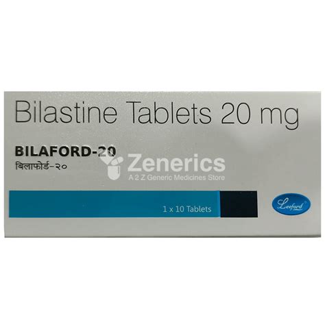 Bilaford 20mg Tablet – Zenerics