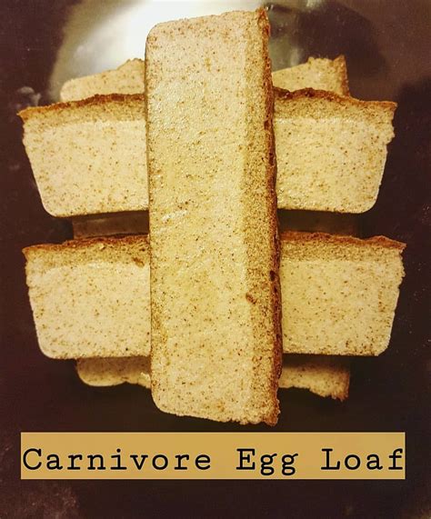 🍳MY VERSION OF THE EGG LOAF🍳 . Carnivore style! I changed the original ...