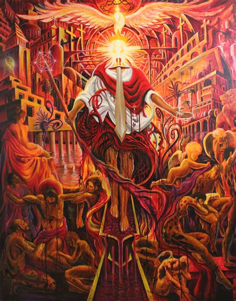 "Revelation of God" Acrylic on Canvas, by Aaron Herrera #ArtQuest # ...