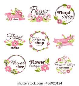 Flower Shop Logo: Over 65,373 Royalty-Free Licensable Stock Vectors ...