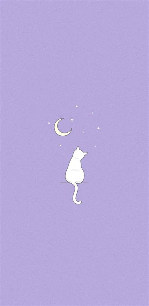 Cute cat wallpaper _ Purple | Sfondi floreali, Sfondi carini, Sfondi iphone