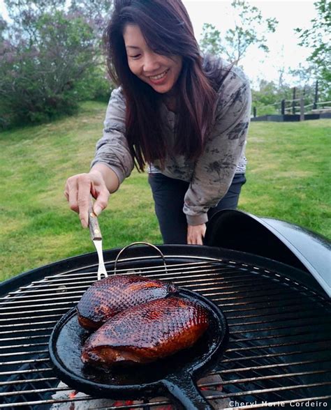 Grilled duck breasts with Peking Duck marinade: A Scandinavian summer ...