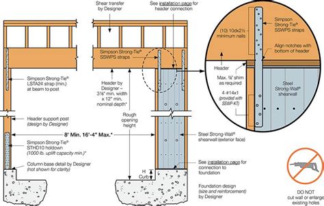 Garage Wall Returns Using Simpson Steel Strong Wall - Structural ...