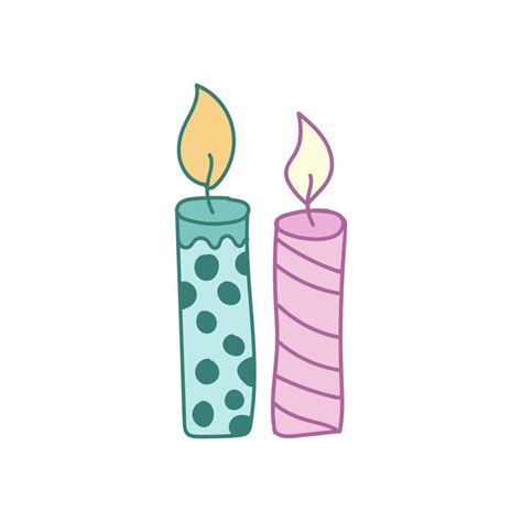 candle party vector elements illustration 10287882 Vector Art at Vecteezy