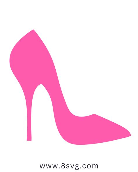 Barbie Shoe SVG File cut for Cricut Download