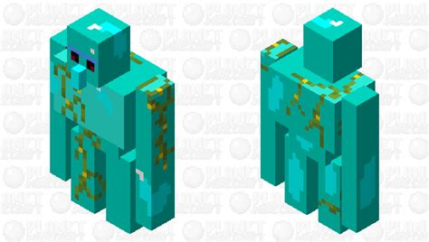 Diamond Golem Minecraft Mob Skin