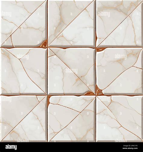 Light marble tile texture, pattern background - Vector illustration ...