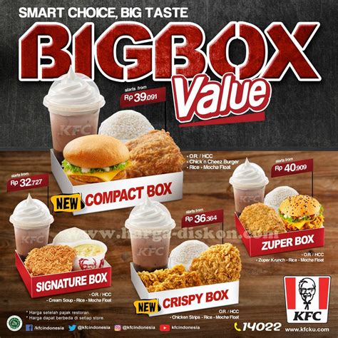 Promo KFC Terbaru Nikmati Menu Baru KFC BigBox Value