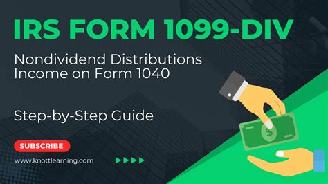 IRS Form 1099-DIV: How to Report Nondividend Distributions - YouTube