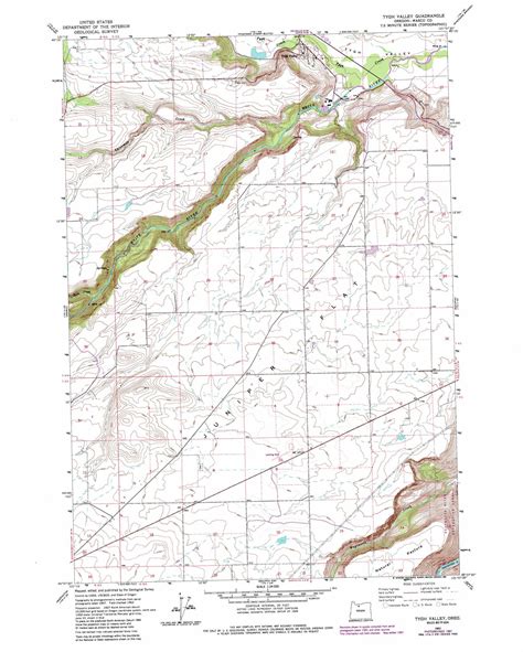 Tygh Valley topographic map, OR - USGS Topo Quad 45121b2