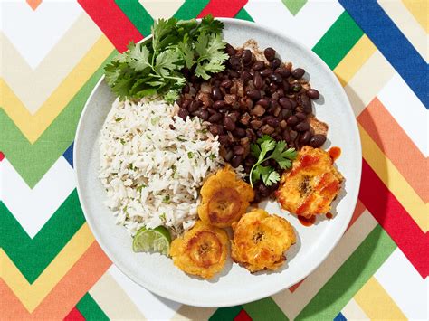 Smashed Plantains With Beans and Rice Recipe | Chatelaine