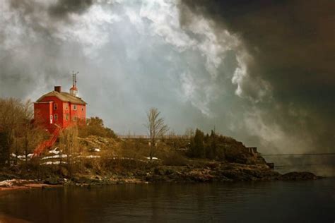 Storm Photograph Lighthouse Home Decor Gallery Wrap Fine - Etsy