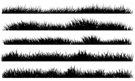 grass black and white, grass drawing 7460403 Vector Art at Vecteezy