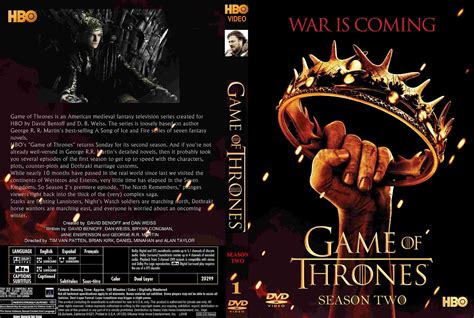 Game Of Thrones Season 2 Dvd Cover Art