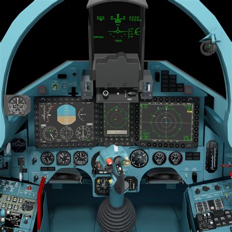 SU-27 SM Cockpit aktualisiert 3D-Modell - TurboSquid 560986