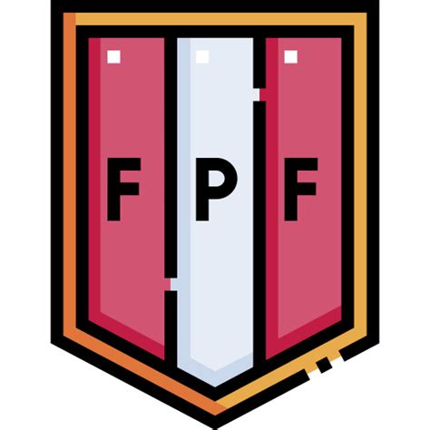 Peruvian football federation Detailed Straight Lineal color icon