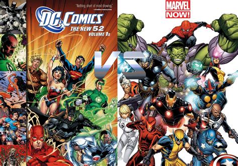 Marvel Comics Vs Dc Comics Characters Marvel Dc Vs Universe Approaches ...