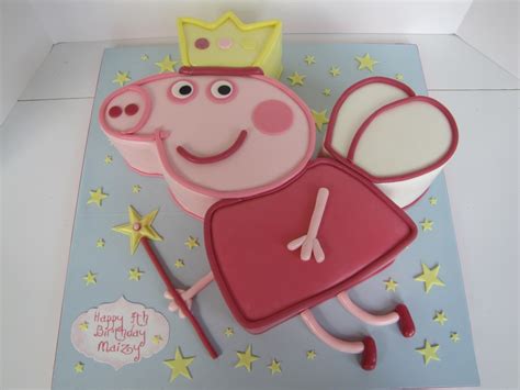 Peppa Pig Fairy Princess Birthday Cake - CakeCentral.com