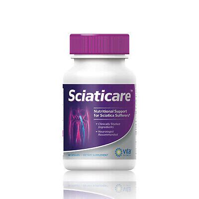 Sciatica Pain Relief Supplement Sciaticare Clinical Strength 60 ...