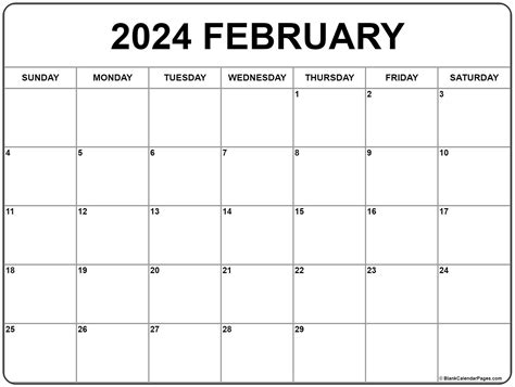 February 2024 calendar | free printable calendars