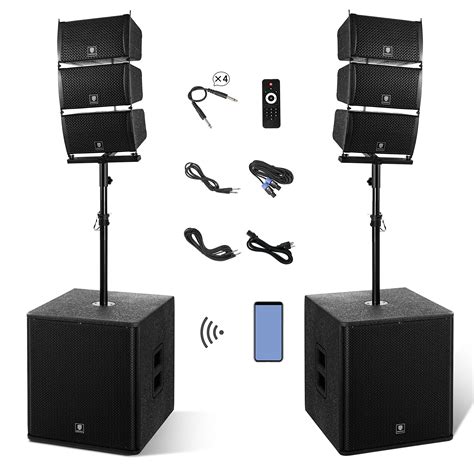 Buy PRORECK Club 8000 18-inch 8000W P.M.P.O Stereo DJ/Powered PA ...