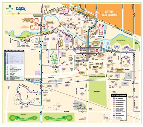 Msu Campus Map Full Page