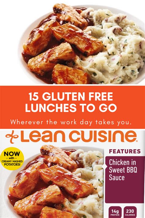 15 Gluten Free Lunches To Go | Lean cuisine, Lunch, Frozen meals