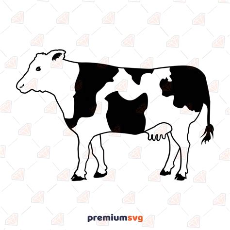 Cow Silhouette Clip Art