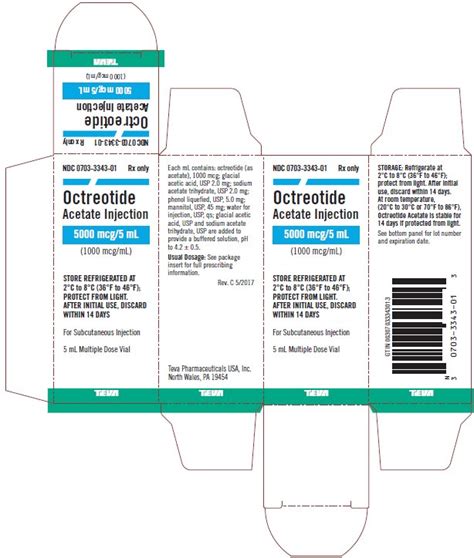 Octreotide - FDA prescribing information, side effects and uses