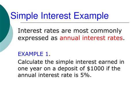 PPT - Section 10.1 Simple Interest PowerPoint Presentation - ID:397016