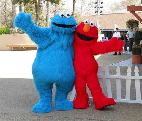 Cookie Monster & Elmo at Busch Gardens | Sesame street, Busch gardens ...