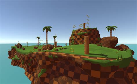 ArtStation - Green hill zone 3D