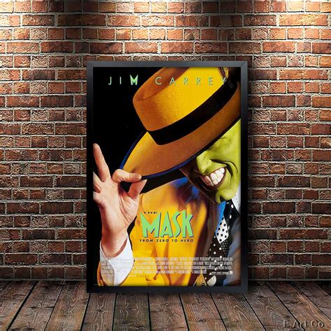 The Mask Movie Poster Framed and Ready to Hang. | Etsy