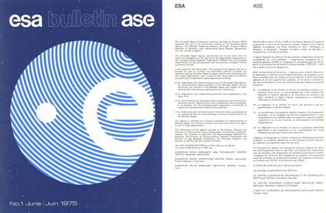 Space in the Seventies: The European Space Agency’s Logos, 1975 ...